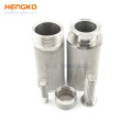 Sintered stainless steel multilayer wire mesh welding gas filter cartridge